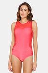 Coucou Slip-On Bodysuit - Chinese Red — thumbnail 1