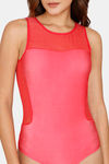 Coucou Slip-On Bodysuit - Chinese Red — thumbnail 5