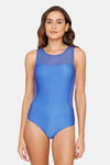 Coucou Slip-On Bodysuit - Dazzling Blue — thumbnail 1