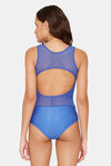 Coucou Slip-On Bodysuit - Dazzling Blue — thumbnail 3