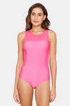 Coucou Slip-On Bodysuit - Knockout Pink — thumbnail 1
