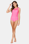Coucou Slip-On Bodysuit - Knockout Pink — thumbnail 4