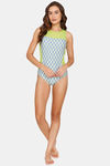 Coucou Slip-On Bodysuit - Lime Punch — thumbnail 4