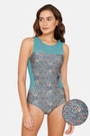 Coucou Slip-On Bodysuit - Orange Popsicle — thumbnail 1