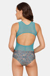 Coucou Slip-On Bodysuit - Orange Popsicle — thumbnail 3