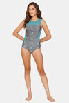 Coucou Slip-On Bodysuit - Orange Popsicle — thumbnail 4