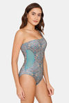 Coucou Slip-On Bodysuit - Orange Popsicle — thumbnail 2
