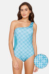 Coucou Slip-On Bodysuit - Teal Blue — thumbnail 1