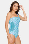 Coucou Slip-On Bodysuit - Teal Blue — thumbnail 2