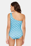 Coucou Slip-On Bodysuit - Teal Blue — thumbnail 3