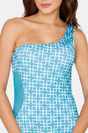 Coucou Slip-On Bodysuit - Teal Blue — thumbnail 5