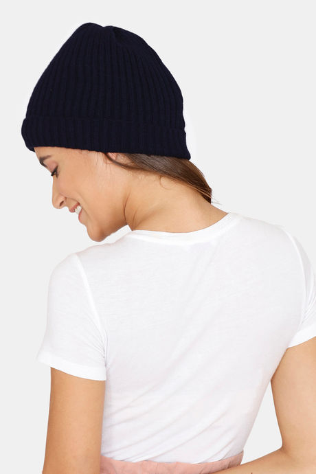 Coucou Winter Hats - Navy Peony — image 2