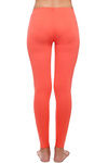 Zivame Cotton Stretch Leggings - Coral — thumbnail 2