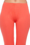 Zivame Cotton Stretch Leggings - Coral — thumbnail 3