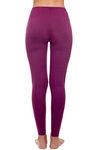 Zivame Cotton Stretch Leggings - Purple — thumbnail 2