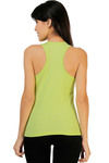 Zivame Stretch Cotton Regular Fit Racerback- Green — thumbnail 2