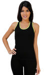 Zivame Stretch Cotton Regular Fit Racerback- Black — thumbnail 1