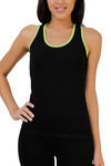 Zivame Stretch Cotton Regular Fit Racerback- Black — thumbnail 3