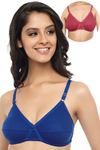 Zivame All Day Comfort Color Pop Non Padded Wirefree Crossover Bra (Pack of 2) — thumbnail 6