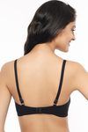 Zivame All Day Comfort Basics Non Padded Wirefree Bra with 3-4th Coverage- Black — thumbnail 2