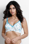 Rosaline All Day Single Layered Non Wired 3/4th Coverage Bra - White — thumbnail 1