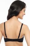 Zivame All Day Comfort Basics Non Padded Wirefree 3-4th Coverage Plunge Bra- Black — thumbnail 2