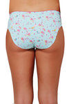 Zivame Cotton Hipster Brief- Aqua Garden Print — thumbnail 2