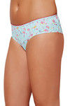 Zivame Cotton Hipster Brief- Aqua Garden Print — thumbnail 3