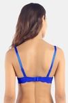 Candyskin Padded Wired Full Coverage Minimiser Bra - Blue — thumbnail 2