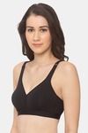 Candyskin Non Padded Non Wired Full Coverage Minimiser Bra - Black — thumbnail 3