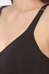 Candyskin Non Padded Non Wired Full Coverage Minimiser Bra - Black — thumbnail 4