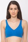 Candyskin Non Padded Non Wired Full Coverage Minimiser Bra - Blue — thumbnail 1