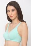 Candyskin Non Padded Non Wired Full Coverage Minimiser Bra - Teal — thumbnail 3