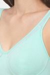 Candyskin Non Padded Non Wired Full Coverage Minimiser Bra - Teal — thumbnail 4