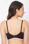 Candyskin Non Padded Non Wired Full Coverage Minimiser Bra - Black — thumbnail 2