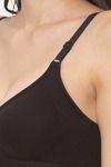 Candyskin Non Padded Non Wired Full Coverage Minimiser Bra - Black — thumbnail 4