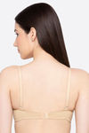 Candyskin Padded Non Wired Full Coverage Super Support Bra - Beige — thumbnail 2