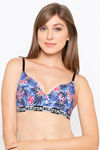 Candyskin Padded Non Wired Full Coverage Super Support Bra - Royal Blue — thumbnail 1