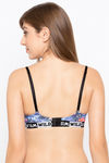 Candyskin Padded Non Wired Full Coverage Super Support Bra - Royal Blue — thumbnail 2
