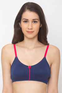 Dark Blue With Pink
