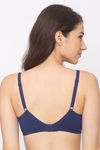 Candyskin Non Padded Non Wired Full Coverage Super Support Bra - Dark Blue — thumbnail 2