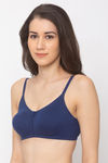 Candyskin Non Padded Non Wired Full Coverage Super Support Bra - Dark Blue — thumbnail 3