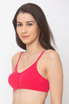 Candyskin Non Padded Non Wired Full Coverage Super Support Bra - Pink — thumbnail 3