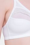 Candyskin Single Layered Non Wired Full Coverage Minimiser Bra - White — thumbnail 4