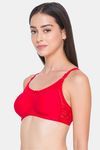 Candyskin Single Layered Non Wired Full Coverage T-Shirt Bra - Red — thumbnail 3