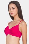 Candyskin Padded Non Wired Full Coverage T-Shirt Bra - Rose — thumbnail 3