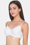Candyskin Padded Non Wired Full Coverage T-Shirt Bra - White — thumbnail 3