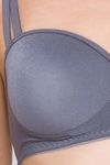Candyskin Padded Non Wired Full Coverage T-Shirt Bra - Grey — thumbnail 4