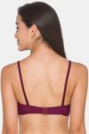 Candyskin Padded Non Wired Full Coverage T-Shirt Bra - Maroon — thumbnail 2