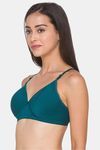 Candyskin Padded Non Wired Full Coverage T-Shirt Bra - Sea Green — thumbnail 3